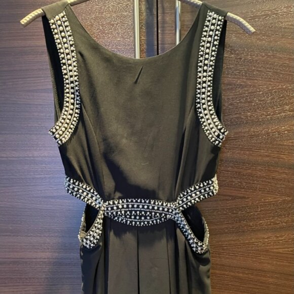 Top Shop XS short black dress - Picture 1 of 2